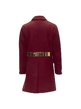 Burberry Burberry cashmere blend metal bar coat (view 2)