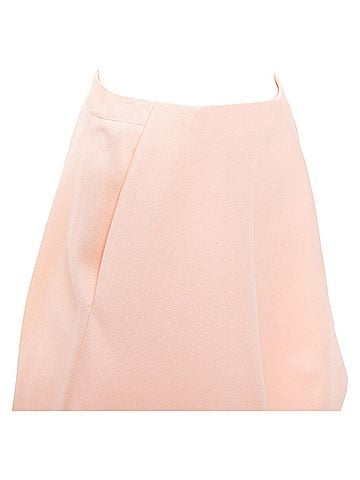 Balenciaga Balenciaga silk crepe panelled Aline knee skirt (view 2)