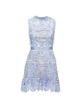 Self-Portrait Self Portrait Guipure Lace Overlay Bandeau Cut Out Dress (view 1)