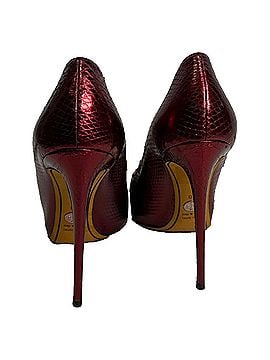Dolce & Gabbana Dolce &amp; Gabbana Embossed Pumps in Red Leather (view 2)