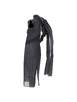 Prada Prada Re-Nylon rosette draped dress (view 1)