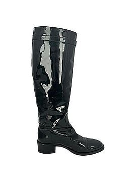 Fendi Fendi Riding Boots in Black Patent Leather (view 1)