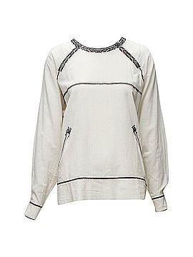 Isabel Marant Isabel Marant Etoile embroidery cotton pocketed boho top (view 1)