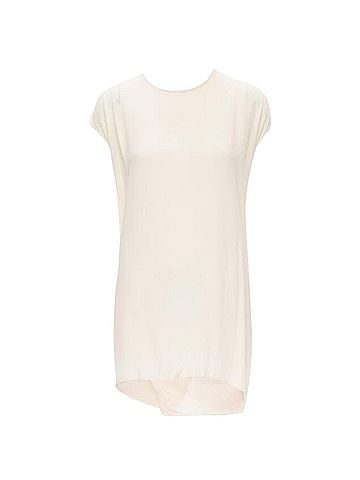 The Row The Row silk modal knit wrap tie back tunic vest (view 1)
