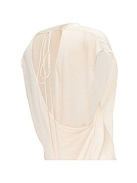 The Row The Row silk modal knit wrap tie back tunic vest (view 2)