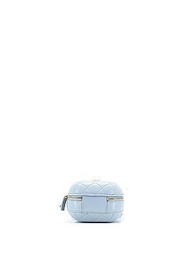 Chanel CC Bubble Top Handle Vanity Case with Chain Quilted Lambskin Small (view 2)