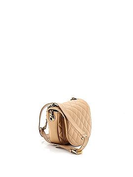 Chanel CC Full Flap Saddle Messenger Quilted Calfskin Mini (view 2)