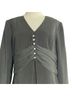 Alex Evenings 100% Polyester 100% Acetate Black Cocktail Dress Size 14 - photo 3