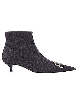 Balenciaga Balenciaga Demna BB Knife Denim Booties (view 2)