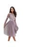 Needle & Thread 100% Nylon 100% Polyester 100% Polyester Floral Gray Casual Dress Size 6 - photo 1