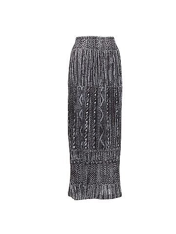 Issey Miyake Issey Miyake Pleats Please cable knitprint pleated midi skirt (view 2)