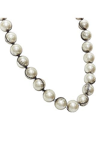 Lanvin Lanvin Alber Elbaz pearl mesh ribbon wrap princess necklace (view 2)