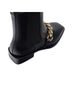 Zara 70% Polyurethane 30% Polyester 100% Thermolite Black Gold Ankle Boots Size 8 1/2 - photo 2