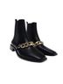 Zara 70% Polyurethane 30% Polyester 100% Thermolite Black Gold Ankle Boots Size 8 1/2 - photo 1