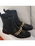 Zara 70% Polyurethane 30% Polyester 100% Thermolite Black Gold Ankle Boots Size 8 1/2 - photo 6
