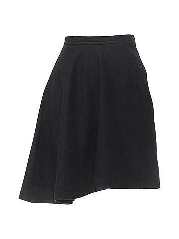 Comme des Garçons Comme Des Garcons wool felt asymmetric A-line skirt (view 1)