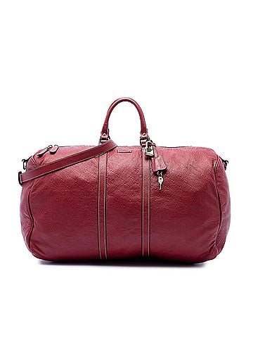 Gucci Large Guccissima Carry On Duffle Bag (view 1)