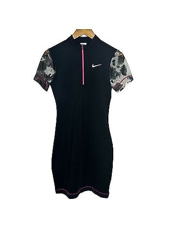 Nike Sportswear Patchwork Mesh Casual Dress (view 1)