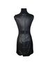 Halogen 100% Leather Solid Black Casual Dress Size 4 (petite) - photo 2