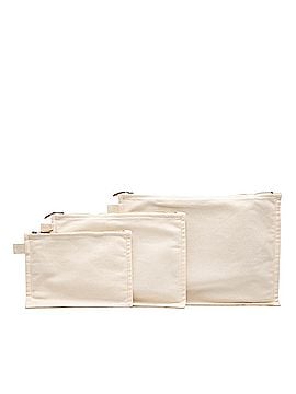 Hermès Hermes Bora Pouch 3-Piece Set: Handbag, Pouch, Clutch, Accessories, Ivory Cotton, Women's HERMES (view 1)