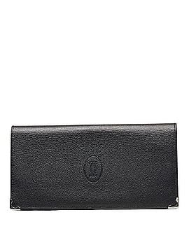 Cartier Cartier Must Line Bi-fold Wallet, Black Leather, Women's (view 1)