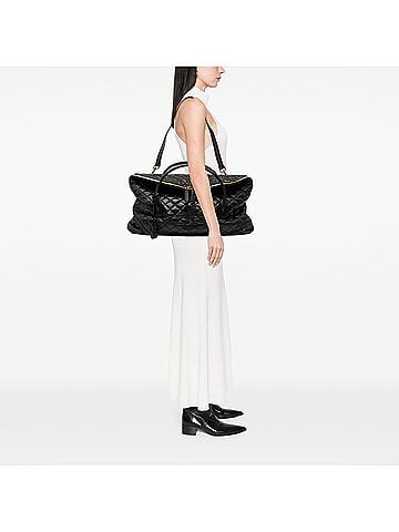 Saint Laurent Quilted Calfskin ES Giant Travel Bag (view 2)