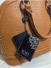 MMS 100% Faux Leather Tan Gold Satchel One size - photo 4