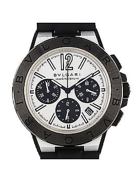 Bvlgari Bulgari Diagono Magnesium Chrono DG42SMCCH DG42WSMCVDCH &amp; Peek Automatic Watch (view 1)