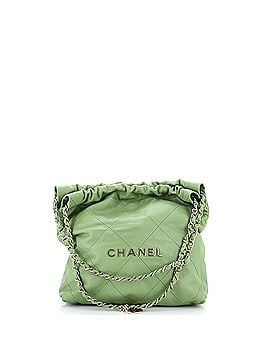Chanel 22 Chain Hobo Quilted Caviar Small (view 1)