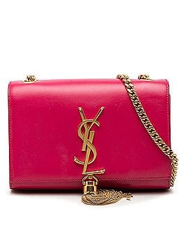 Saint Laurent Saint Laurent YSL Monogram Classic Kate Tassel Chain Shoulder Bag 354120 Pink Leather Women's SAINT LAURENT (view 1)