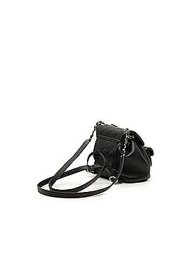 Chanel Chanel Matelassé Coco Mark Small Backpack, Black with Gold Hardware, Calfskin, Women's. (view 2)