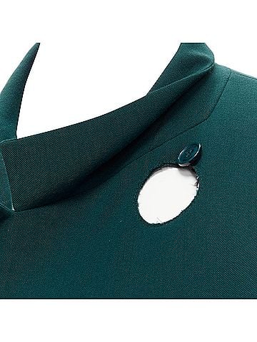 Vetements Vetements forest logo patch back oversized double-breasted blazer (view 2)