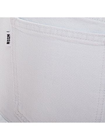 MSGM Msgm Ruffle Hem Zipper Mini Shorts (view 2)