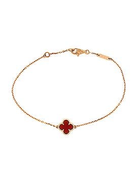 Van Cleef & Arpels Sweet Alhambra Bracelet 18K Rose Gold and Carnelian (view 1)