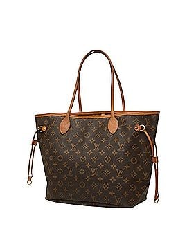 Louis Vuitton Louis Vuitton Monogram Neverfull MM Tote Bag M40156 Brown Leather Women's LOUIS VUITTON (view 2)