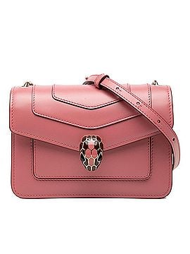 Bvlgari BVLGARI Serpenti Forever Chain Shoulder Bag, Crossbody 289673, Pink/Red Leather, Women's. (view 1)