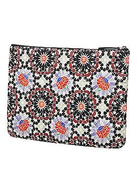 Chanel Chanel Coco Mark 2014 Christmas Limited Edition Clutch Bag Handbag Pouch A82074 Multicolor Canvas Lambskin Women's CHANEL (view 2)