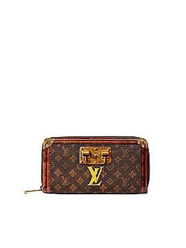 Louis Vuitton Louis Vuitton Monogram Transformed Trunk Time Zippy Wallet Long M52746 Brown Leather Women's LOUIS VUITTON (view 1)