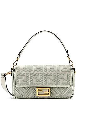 Fendi Baguette NM Bag Zucca Embroidered Canvas Medium (view 1)