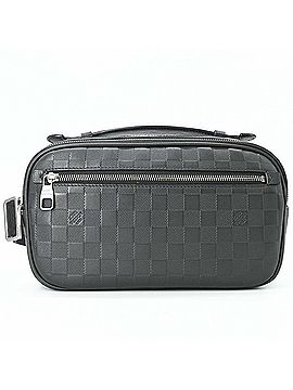 Louis Vuitton LOUIS VUITTON Damier Infini Ambler Body Bag/Waist Bag, Black N41288 (view 1)