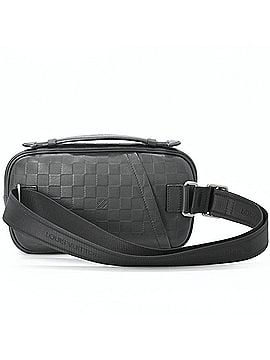 Louis Vuitton LOUIS VUITTON Damier Infini Ambler Body Bag/Waist Bag, Black N41288 (view 2)
