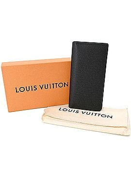 Louis Vuitton LOUIS VUITTON Taiga Portefeuille Long Wallet, Black, M30541 (view 1)