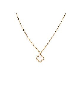 Van Cleef & Arpels Sweet Alhambra Pendant Necklace 18K Yellow Gold and Mother of Pearl (view 1)