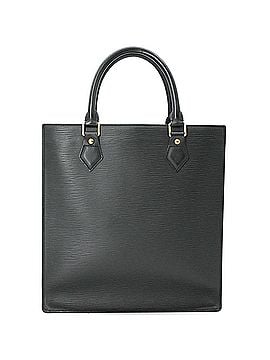 Louis Vuitton LOUIS VUITTON Louis Vuitton Sac Plat PM Tote Bag Handbag Epi Leather Black M52742 (view 2)