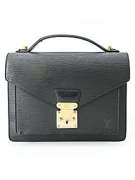 Louis Vuitton LOUIS VUITTON Monceau 28 Handbag, Black Epi Leather, M52122 (view 1)