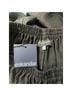 Eskandar 100% Linen Black Track Pants Size M - photo 7