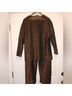 Label Print Gold Black Jumpsuit Size L - photo 7