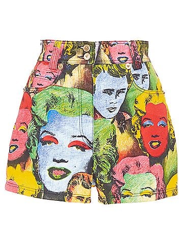 Versace Versace Reissue Monroe James Dean Warhol shorts (view 1)