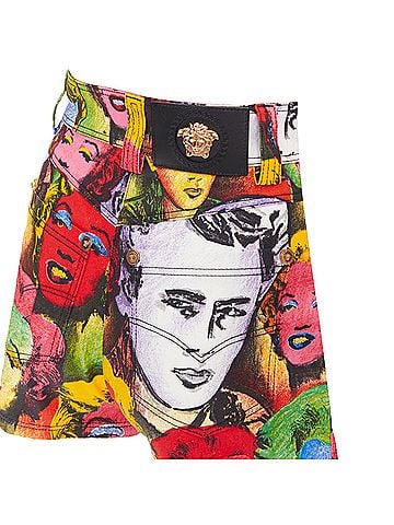 Versace Versace Reissue Monroe James Dean Warhol shorts (view 2)