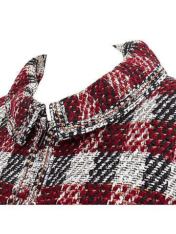Chanel Chanel checked tweed cropped zip-up jacket (view 2)